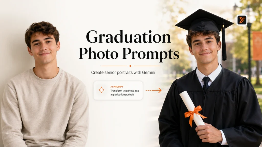 15 Best Gemini Prompts for Graduation Photos and Senior Portraits 2 Gemini prompts for graduation photos and senior portraits