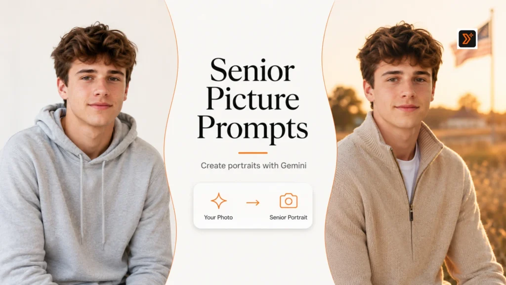 Gemini prompts for senior pictures and senior portraits